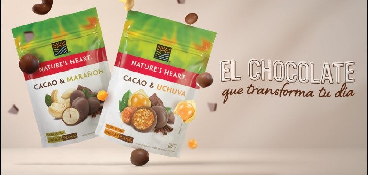 Nuevos snacks de chocolate de Nature's Heart