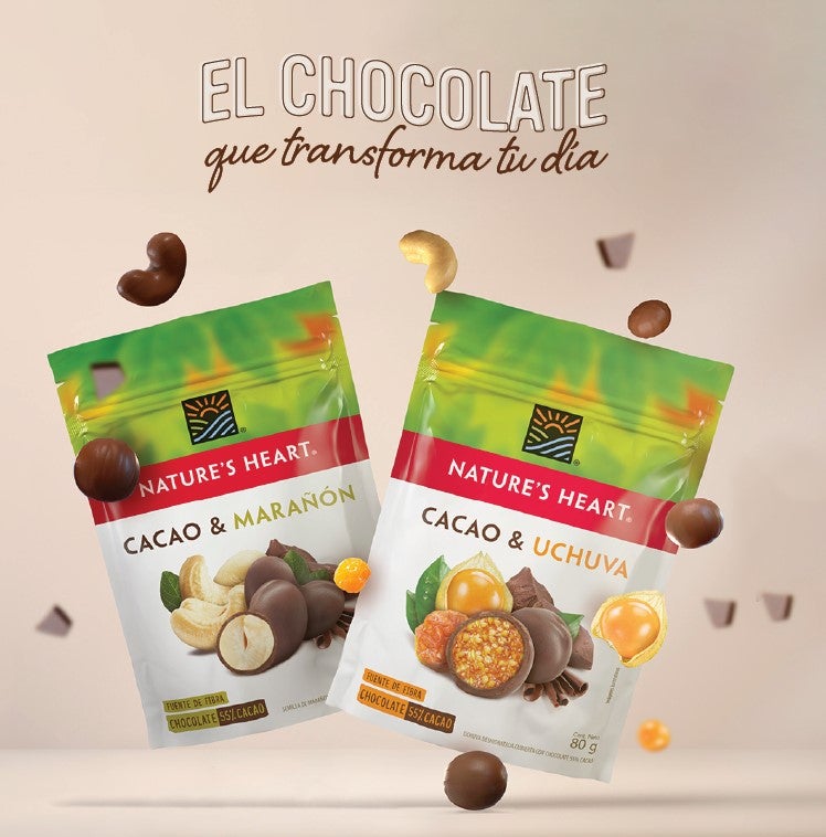 Nuevos snacks de chocolate de Nature's Heart