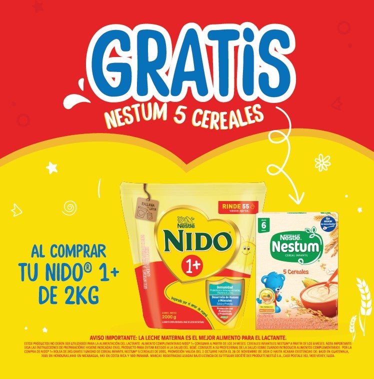 Lleva gratis NESTUM® 5 cereales