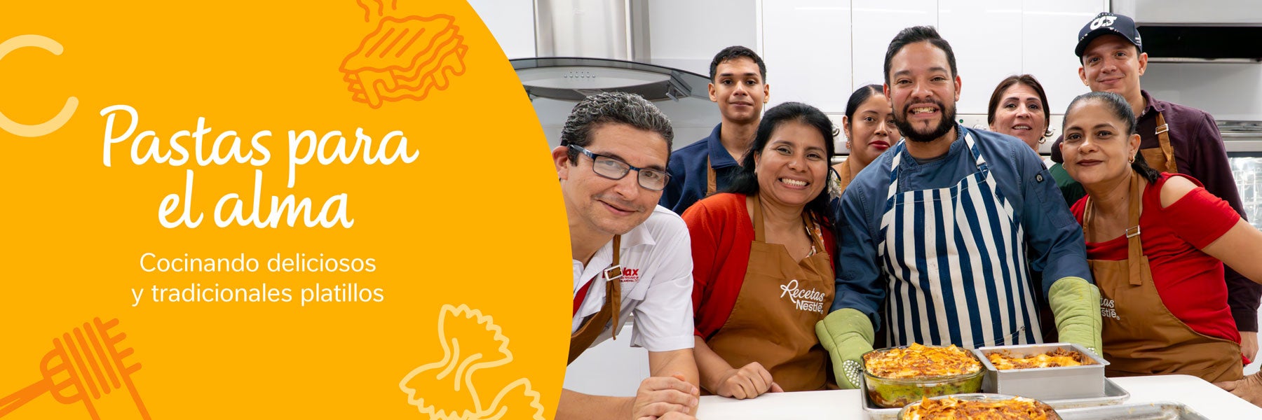 Llenamos la cocina Nestlé con amor por la pasta